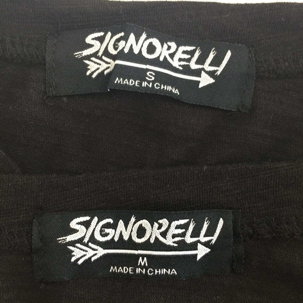 Signorelli T-Shirt Holes Ripped Distressed NEW - Picture 7 of 7